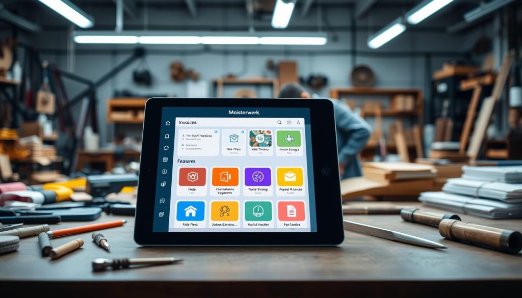 Meisterwerk App Handwerksbetriebe Funktionen