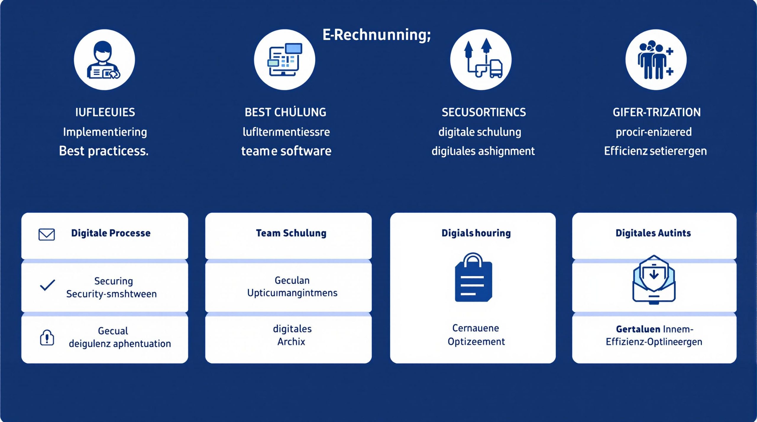 Welche Best Practices gibt es für die Implementierung von E-Rechnungen?