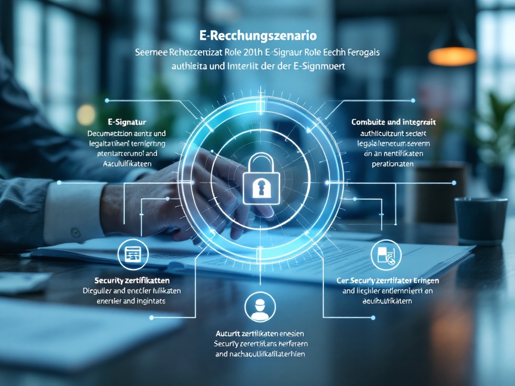 Welche Rolle spielt die elektronische Signatur bei E-Rechnungen?