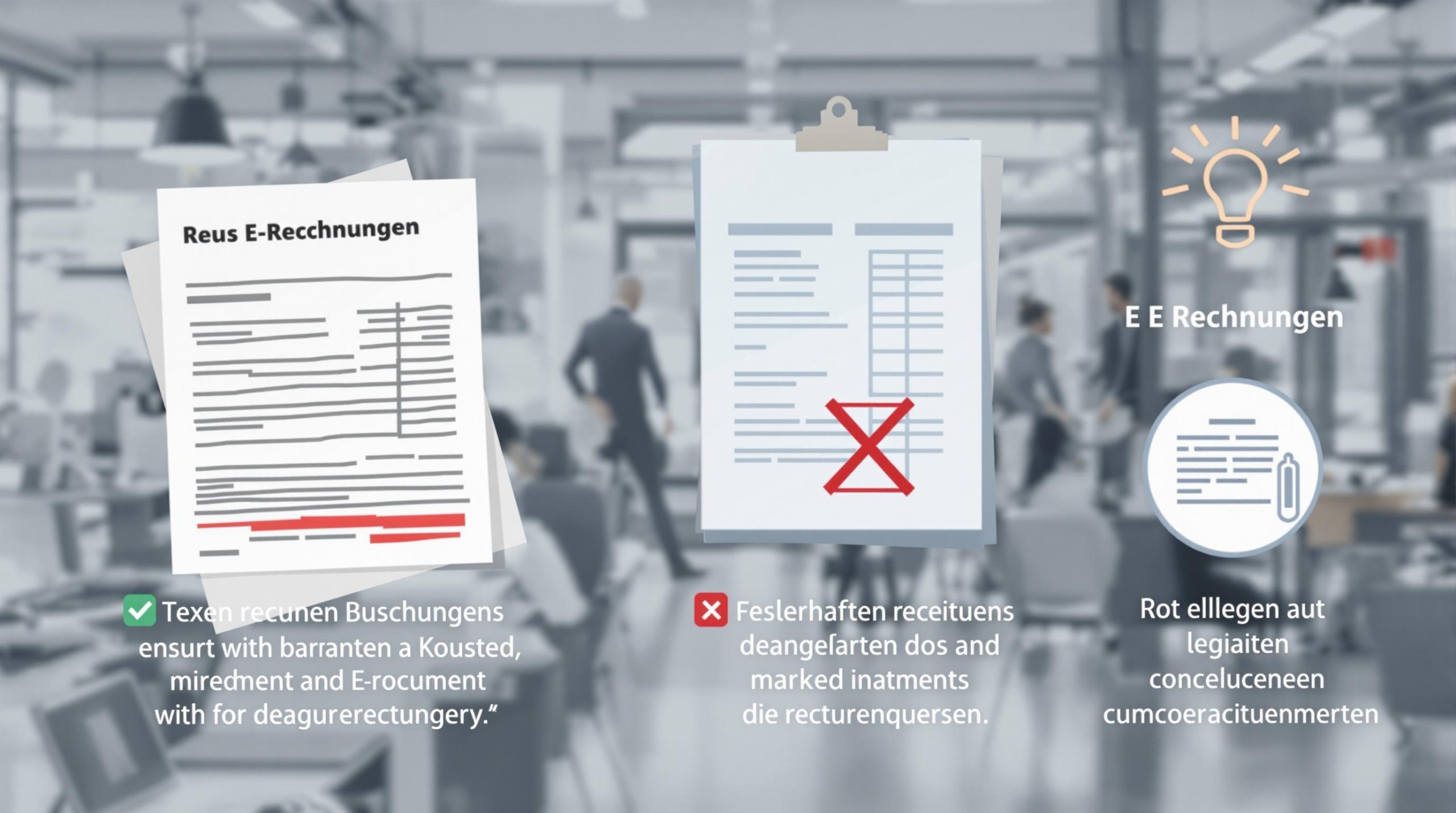 Welche rechtlichen Konsequenzen drohen bei fehlerhaften E-Rechnungen?