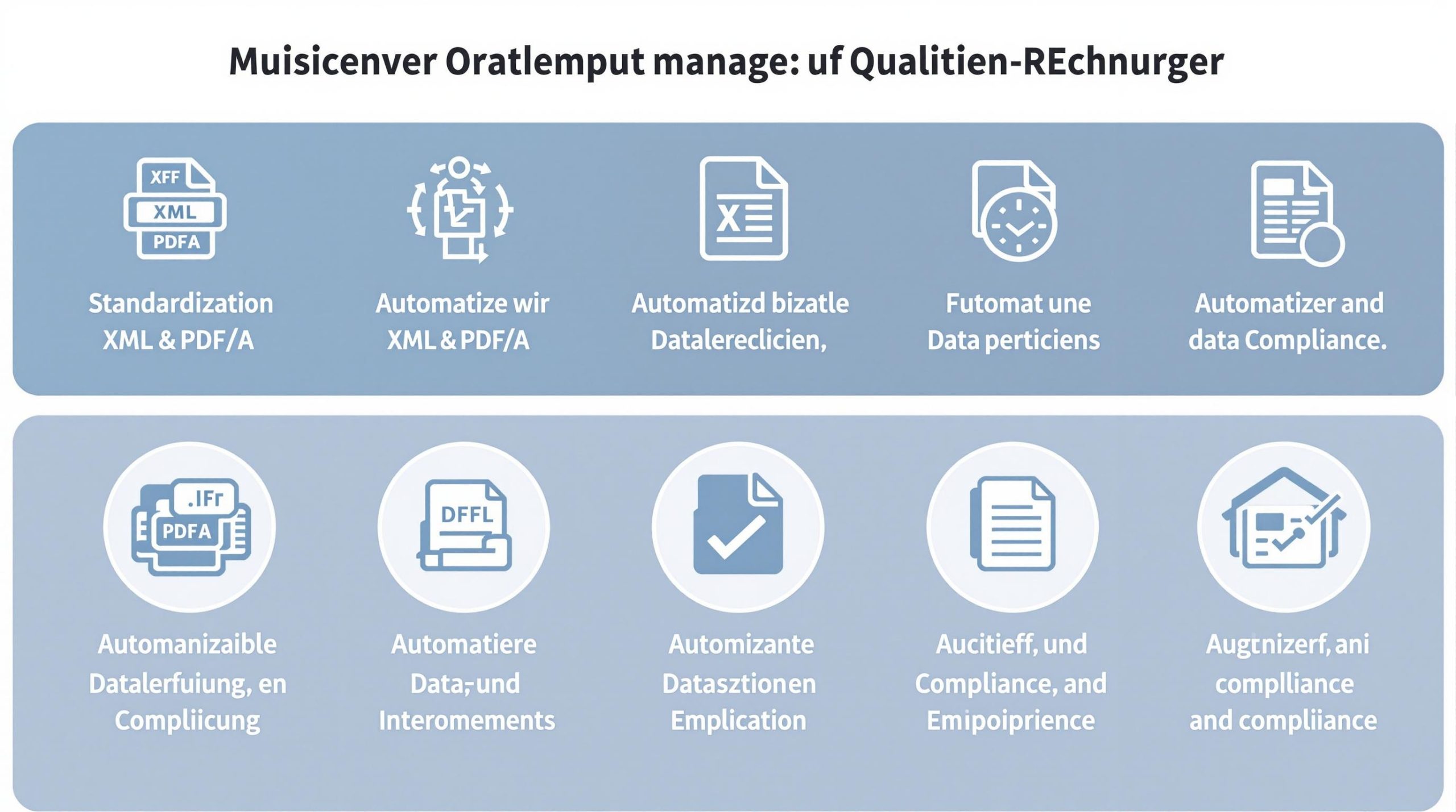 Wie können Unternehmen die Qualität ihrer E-Rechnungen sicherstellen?