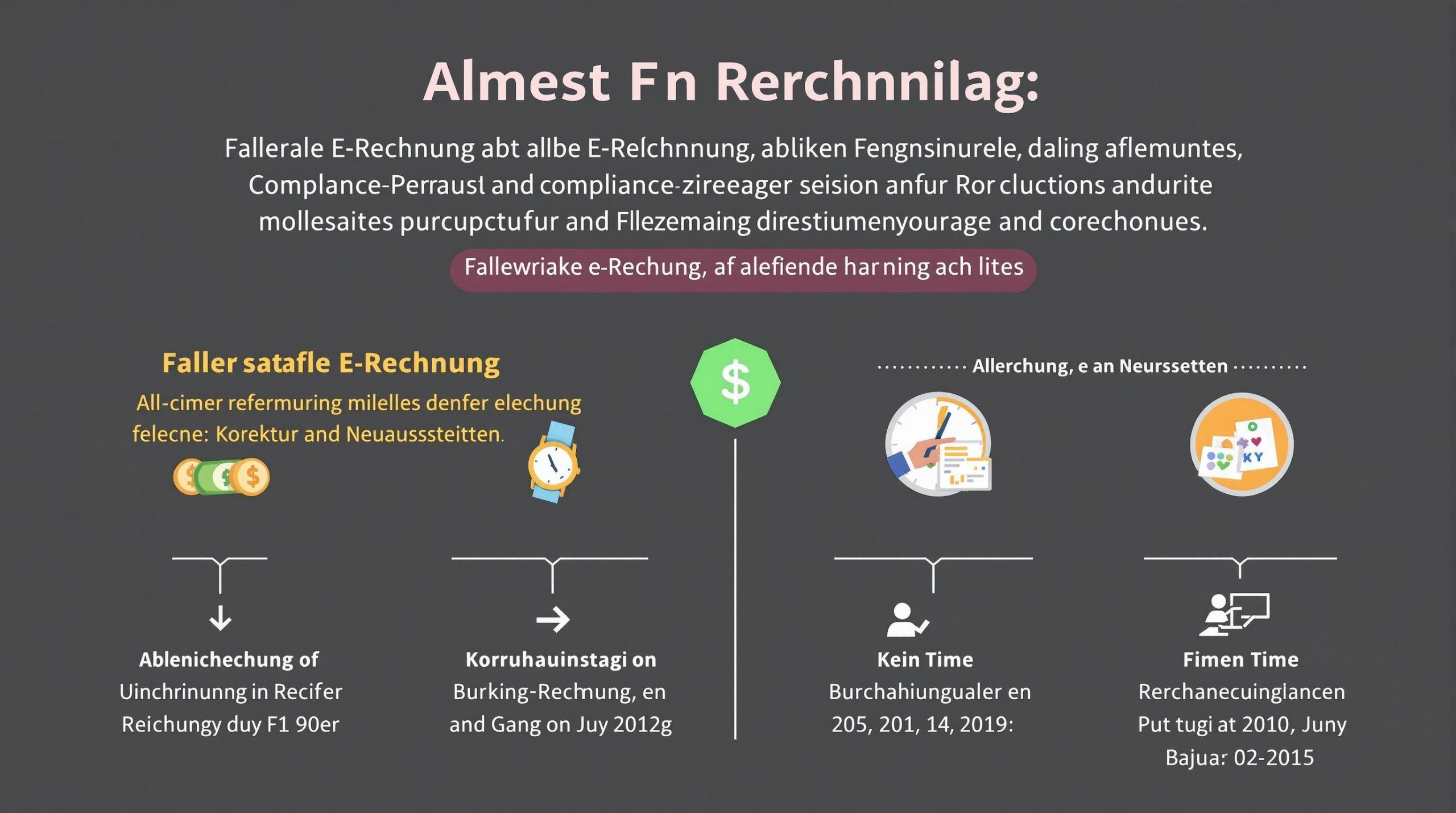 Was passiert, wenn eine E-Rechnung fehlerhaft ist?