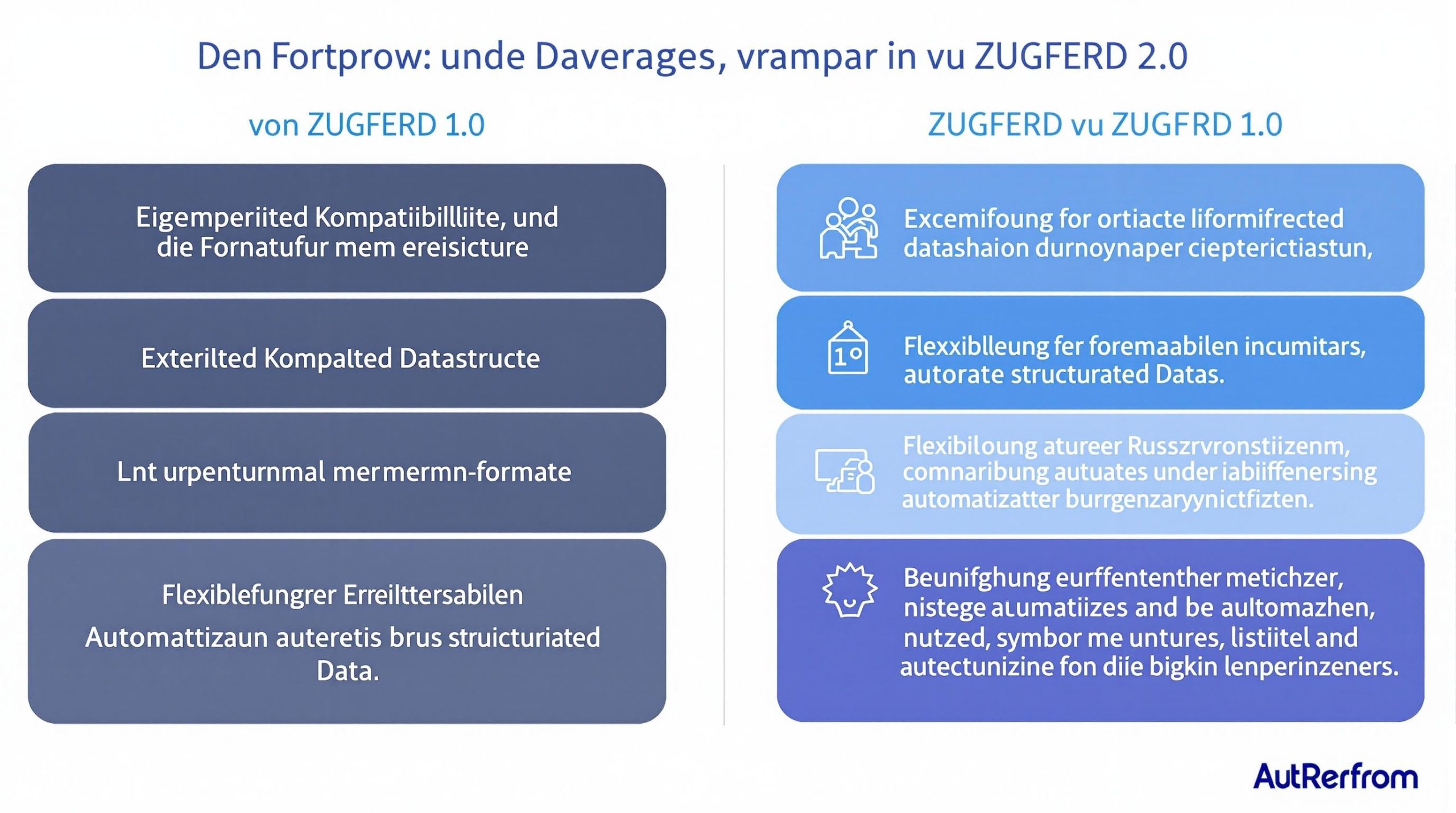 Was sind die Unterschiede zwischen ZUGFeRD 2.0 und ZUGFeRD 1.0?