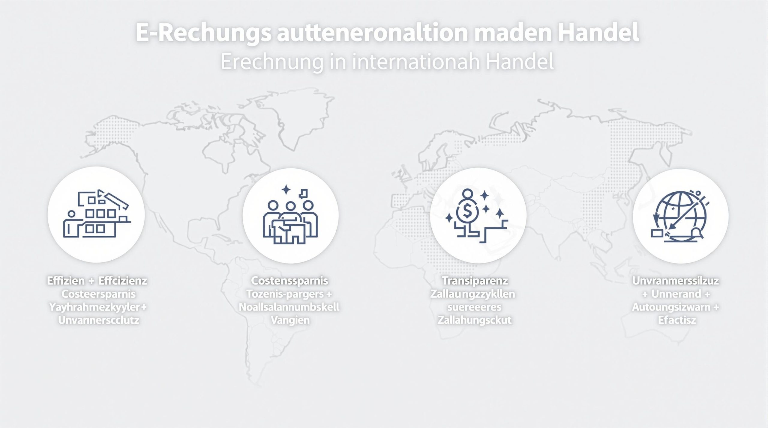 Welche Vorteile bietet die E-Rechnung für den internationalen Handel?