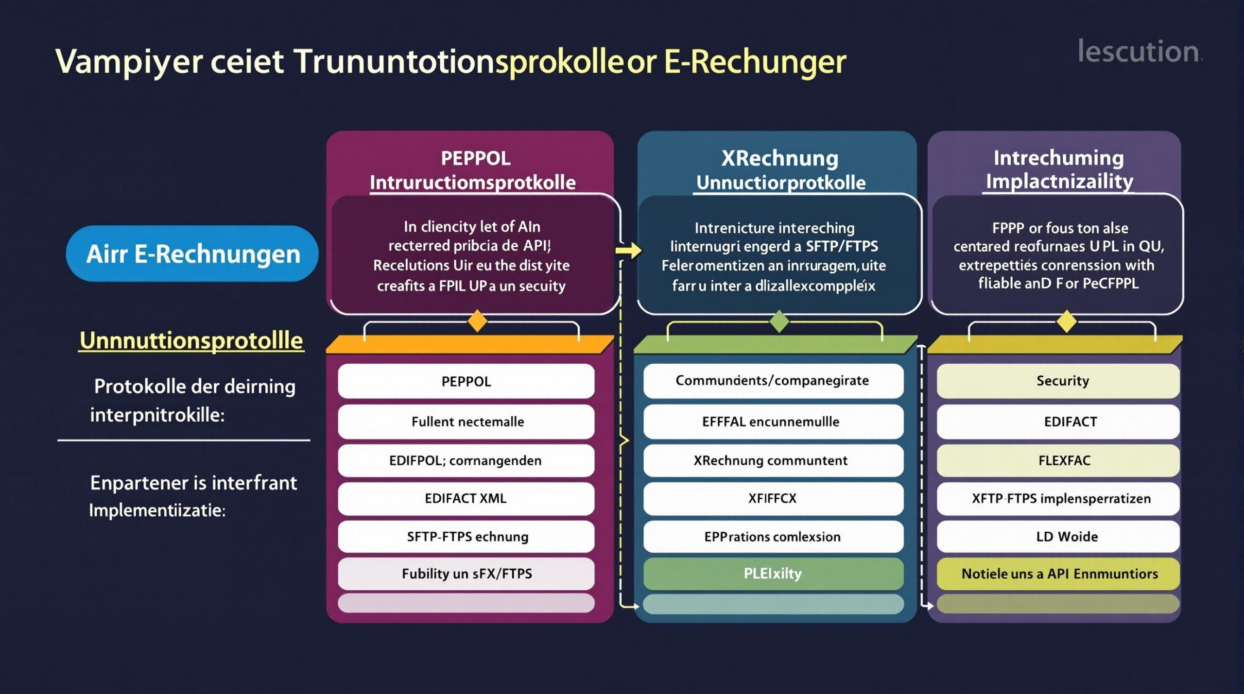 Ein Vergleich der wichtigsten Übertragungsprotokolle für E-Rechnungen