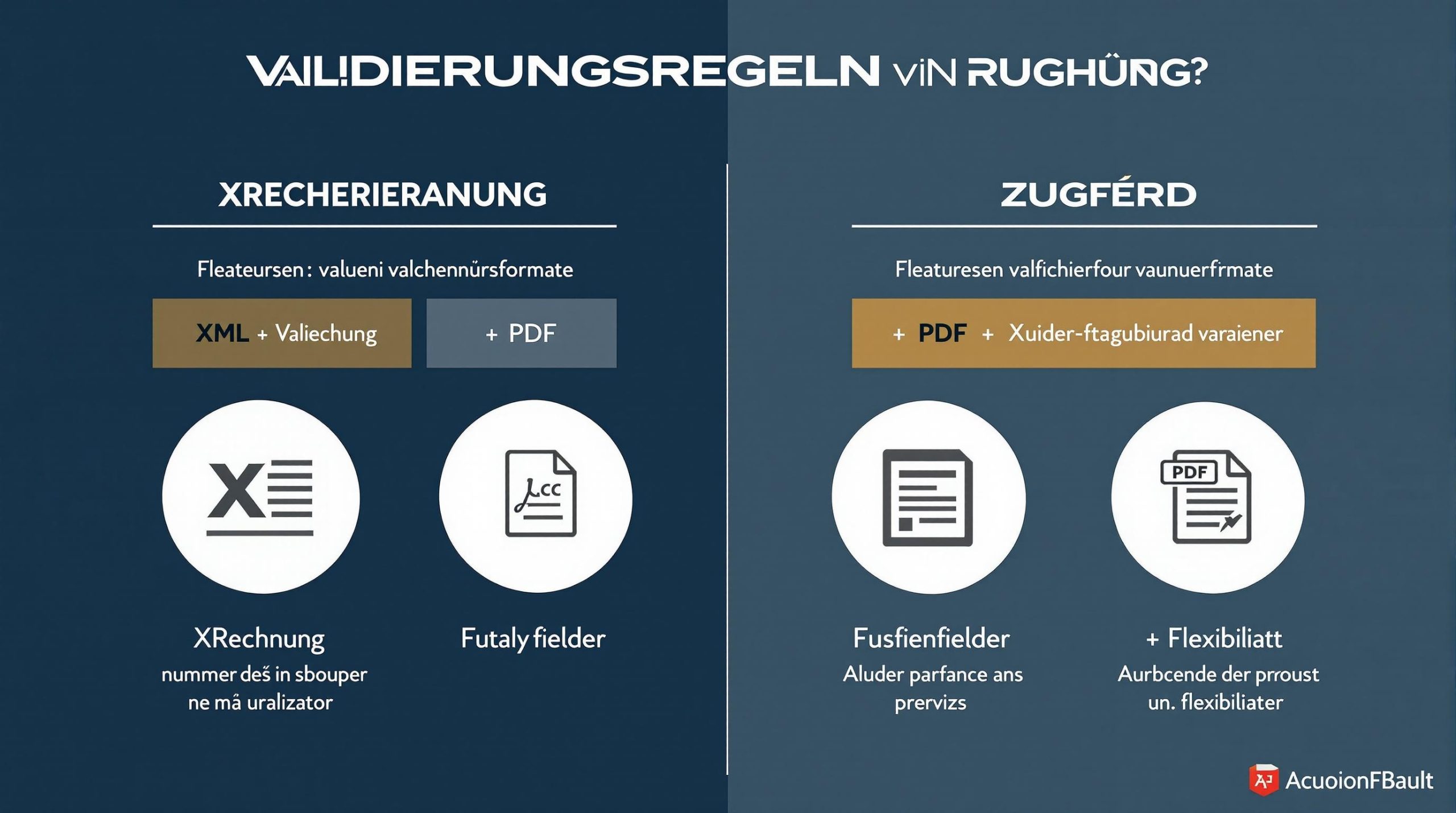 Validierungsregeln in verschiedenen Formaten: XRechnung vs. ZUGFeRD