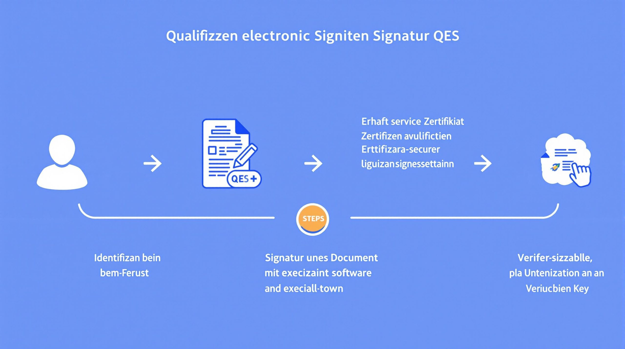 Wie funktioniert eine qualifizierte elektronische Signatur?